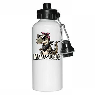 Mamasaurus Family Matching Dinosaur Mom Meaningful Gift Aluminum Water Bottle