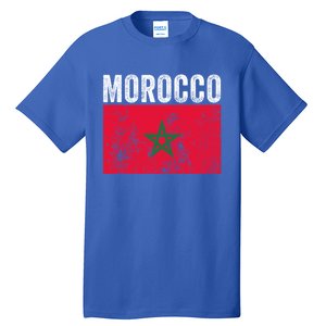 Morocco Flag Moroccan Soccer Supporter Cool Gift Tall T-Shirt