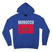 Morocco Flag Moroccan Soccer Supporter Cool Gift Tall Hoodie