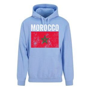 Morocco Flag Moroccan Soccer Supporter Cool Gift Unisex Surf Hoodie