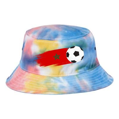 Morocco Flag Moroccan Soccer Supporter Funny Gift Tie Dye Newport Bucket Hat