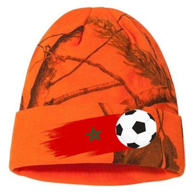 Morocco Flag Moroccan Soccer Supporter Funny Gift Kati Licensed 12" Camo Beanie