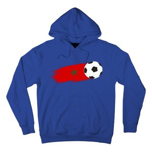 Morocco Flag Moroccan Soccer Supporter Funny Gift Hoodie