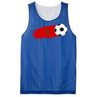 Morocco Flag Moroccan Soccer Supporter Funny Gift Mesh Reversible Basketball Jersey Tank