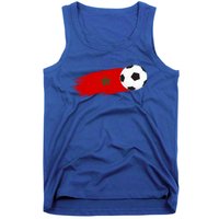 Morocco Flag Moroccan Soccer Supporter Funny Gift Tank Top