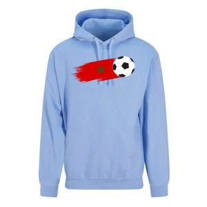 Morocco Flag Moroccan Soccer Supporter Funny Gift Unisex Surf Hoodie