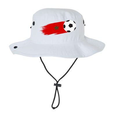 Morocco Flag Moroccan Soccer Supporter Funny Gift Legacy Cool Fit Booney Bucket Hat