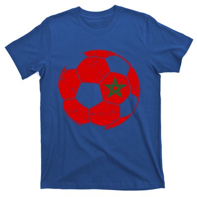 Morocco Flag Moroccan Soccer Supporter Gift T-Shirt