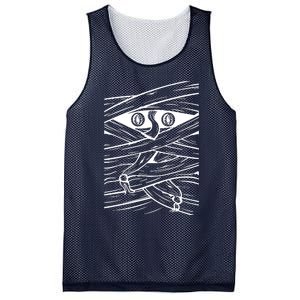 Mummy Face Mesh Reversible Basketball Jersey Tank