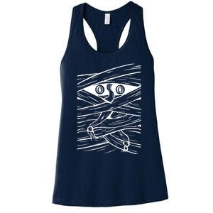 Mummy Face Women's Racerback Tank