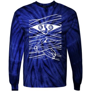 Mummy Face Tie-Dye Long Sleeve Shirt