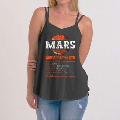 Mars Facts Mars Planet Space Lover Women's Strappy Tank