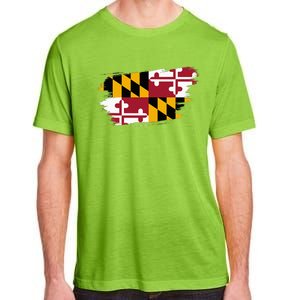 Maryland Flag Marylander Maryland Flag State Pride Adult ChromaSoft Performance T-Shirt