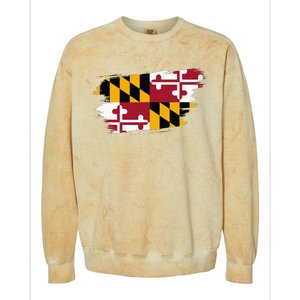 Maryland Flag Marylander Maryland Flag State Pride Colorblast Crewneck Sweatshirt