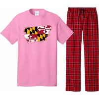 Maryland Flag Marylander Maryland Flag State Pride Pajama Set