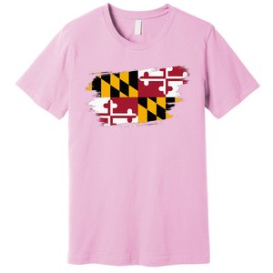 Maryland Flag Marylander Maryland Flag State Pride Premium T-Shirt