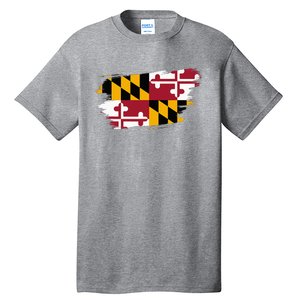 Maryland Flag Marylander Maryland Flag State Pride Tall T-Shirt