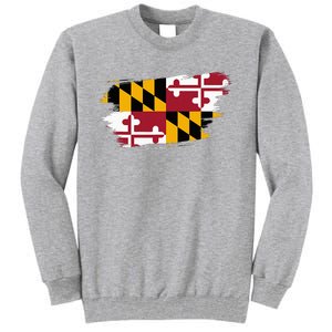 Maryland Flag Marylander Maryland Flag State Pride Tall Sweatshirt