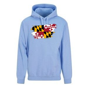 Maryland Flag Marylander Maryland Flag State Pride Unisex Surf Hoodie