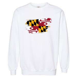 Maryland Flag Marylander Maryland Flag State Pride Garment-Dyed Sweatshirt