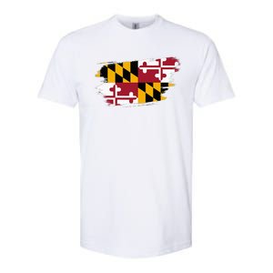 Maryland Flag Marylander Maryland Flag State Pride Softstyle CVC T-Shirt