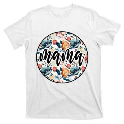 Mama Floral Mom Flower Mother's Day T-Shirt