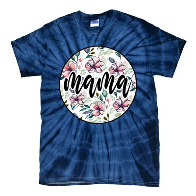 Mama Floral Mom Flower Mother's Day Tie-Dye T-Shirt