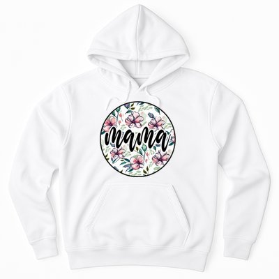 Mama Floral Mom Flower Mother's Day Hoodie