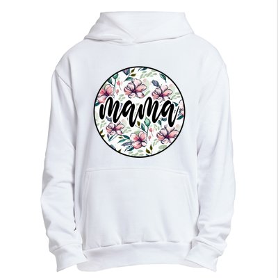 Mama Floral Mom Flower Mother's Day Urban Pullover Hoodie