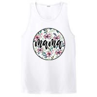 Mama Floral Mom Flower Mother's Day PosiCharge Competitor Tank