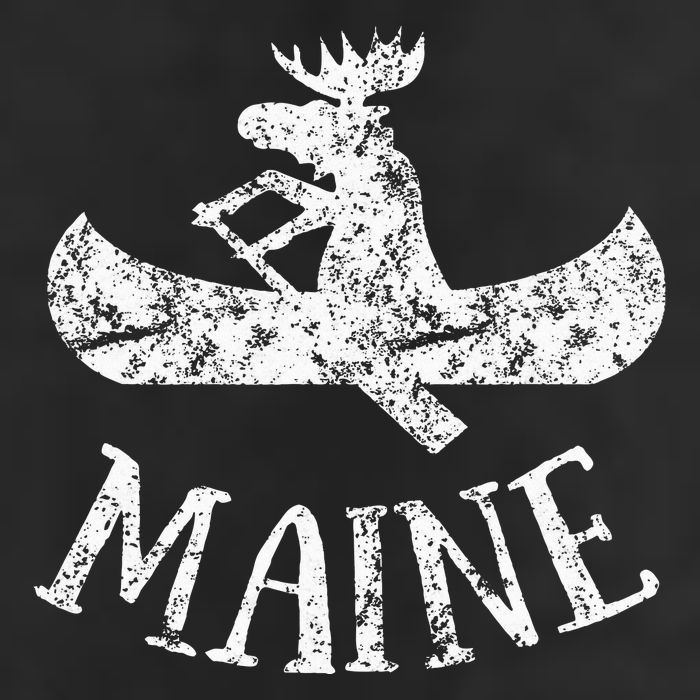 Maine Funny Moose Canoe Vacation 11oz C Handle Ceramic Mug