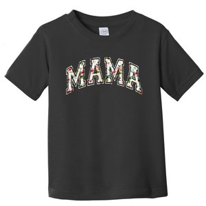 Mama Floral Mom Flowers Mother's Day Toddler T-Shirt