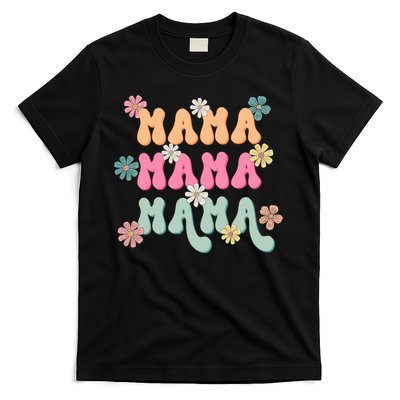 Mama Flowers Mother's Day Mom Floral T-Shirt
