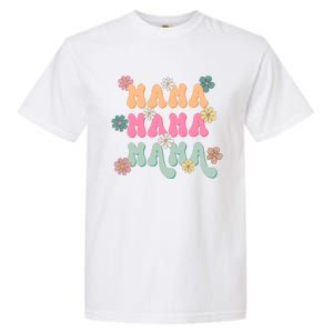 Mama Flowers Mother's Day Mom Floral Garment-Dyed Heavyweight T-Shirt