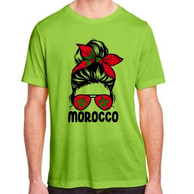 Morocco Flag Moroccan Soccer / Football Gift Adult ChromaSoft Performance T-Shirt