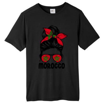 Morocco Flag Moroccan Soccer / Football Gift Tall Fusion ChromaSoft Performance T-Shirt