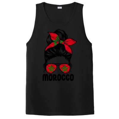 Morocco Flag Moroccan Soccer / Football Gift PosiCharge Competitor Tank