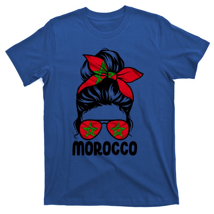 Morocco Flag Moroccan Soccer / Football Gift T-Shirt