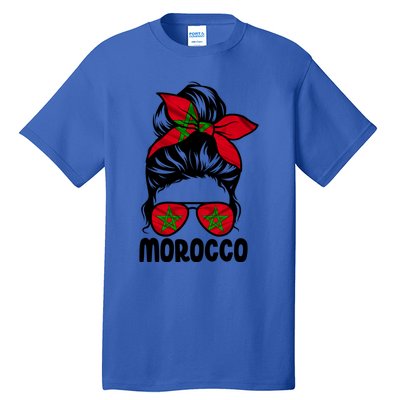 Morocco Flag Moroccan Soccer / Football Gift Tall T-Shirt