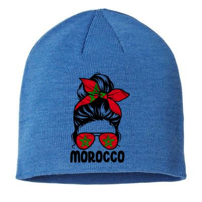 Morocco Flag Moroccan Soccer / Football Gift Sustainable Beanie