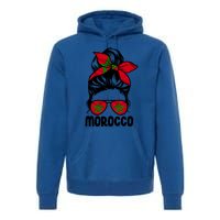 Morocco Flag Moroccan Soccer / Football Gift Premium Hoodie