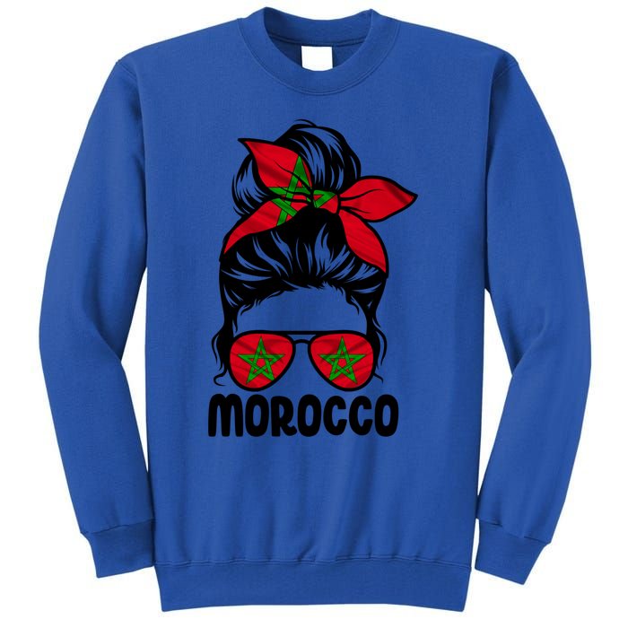 Morocco Flag Moroccan Soccer / Football Gift Tall Sweatshirt