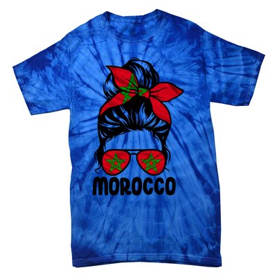 Morocco Flag Moroccan Soccer / Football Gift Tie-Dye T-Shirt