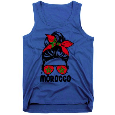 Morocco Flag Moroccan Soccer / Football Gift Tank Top