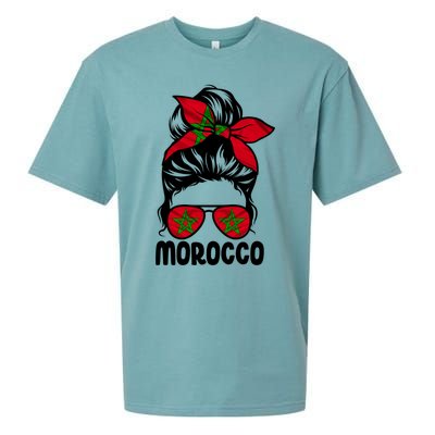 Morocco Flag Moroccan Soccer / Football Gift Sueded Cloud Jersey T-Shirt