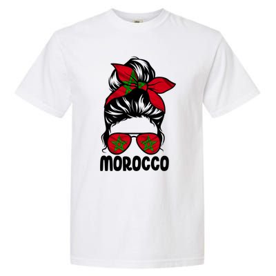 Morocco Flag Moroccan Soccer / Football Gift Garment-Dyed Heavyweight T-Shirt