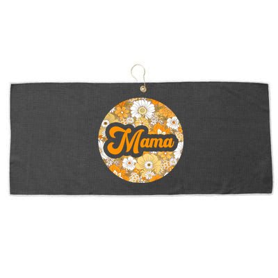 Mama Floral Mother's Day Gift Large Microfiber Waffle Golf Towel