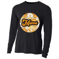 Mama Floral Mother's Day Gift Cooling Performance Long Sleeve Crew