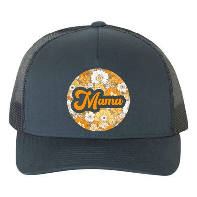 Mama Floral Mother's Day Gift Yupoong Adult 5-Panel Trucker Hat