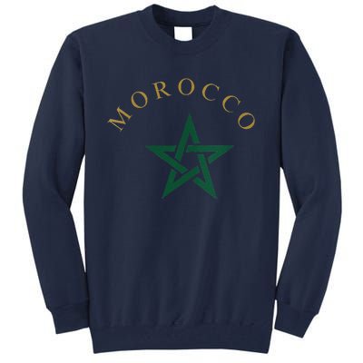 Morocco Flag Tall Sweatshirt